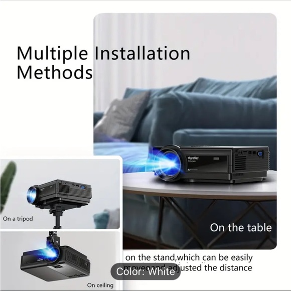 NEW 5G WiFi 1080P Home Theater Projector - Picture 9 of 9